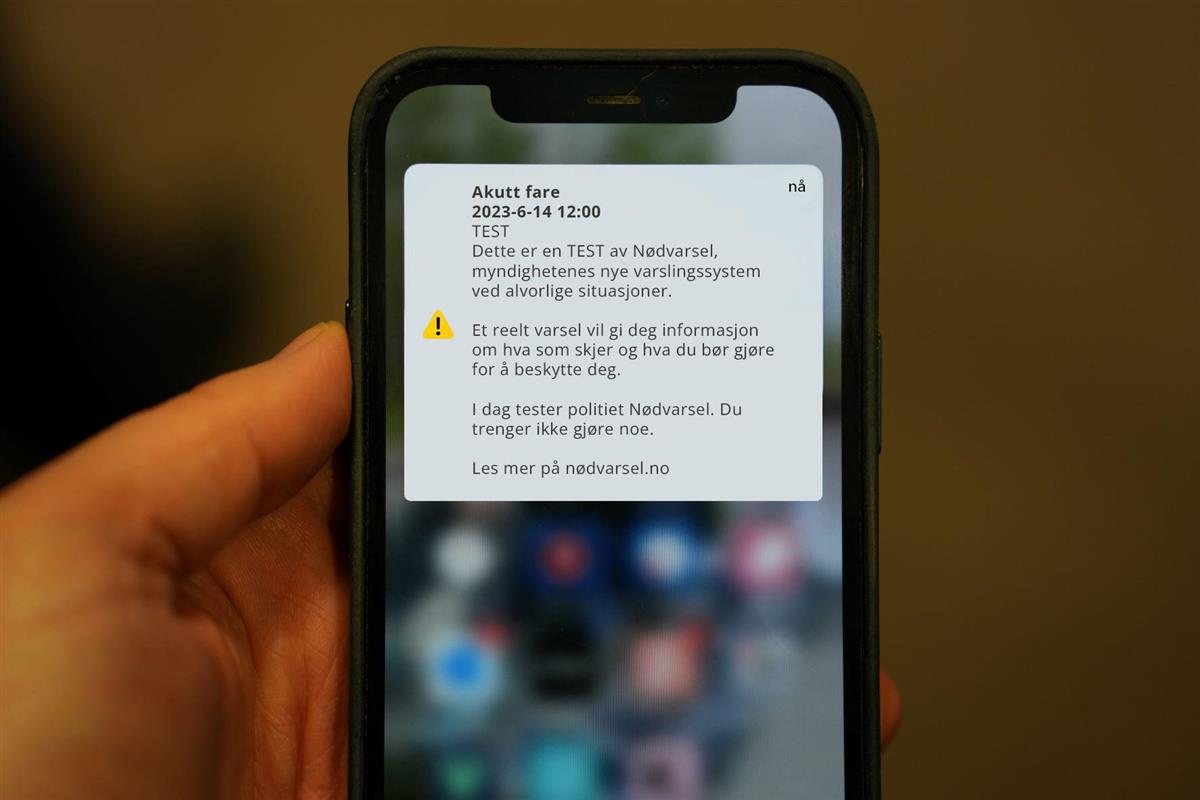 Bildet viser en mobiltelefon - Klikk for stort bilde